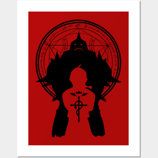 FMA - Edward and Alphonse human transmutation circle Posters and Art